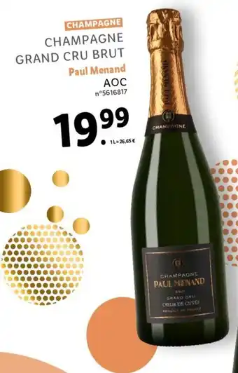 Lidl Champagne Grand Cru Brut offre