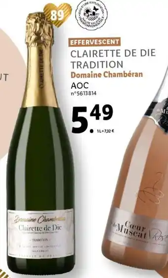 Lidl Clairette De Die Tradition offre