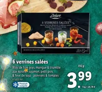 Lidl 6 Verrines Salees offre