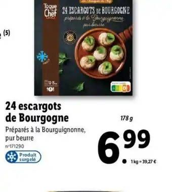 24 Escargots De Bourgogne