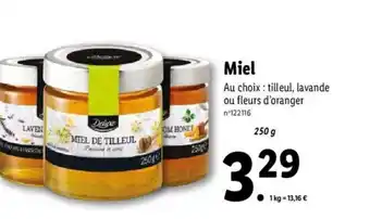 Lidl Miel offre