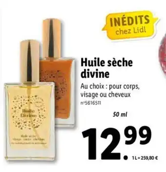 Lidl Huile Seche Divine offre