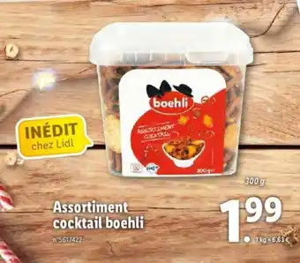 Lidl Assortiment Cocktail Boehli offre