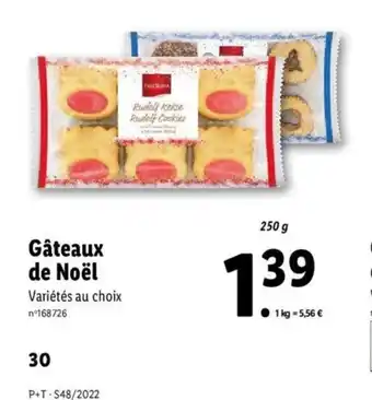 Lidl Gateaux De Noel offre