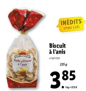 Lidl Biscuits A L;Anis offre