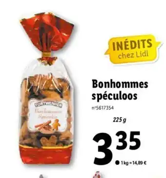 Lidl Bonhommes Speculoos offre
