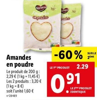 Amandes En Poudre
