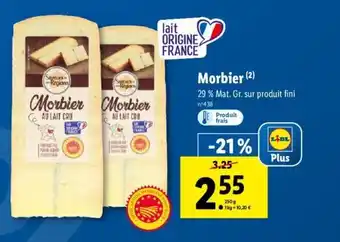 Lidl Morbier offre