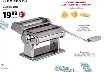Lidl Machine A Pates offre