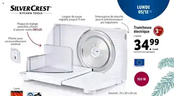 Lidl Trancheuse Electrique offre
