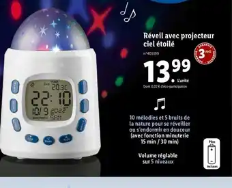 Reveil Avec Projecteur Ciel Etoile
