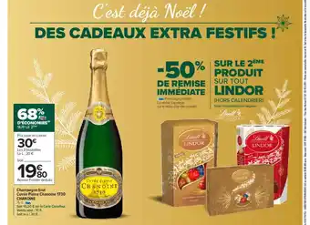 Carrefour Champagne brut cuvée pierre chanoine 1730 chanoine offre
