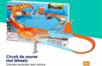 Action Circuit de course hot wheels offre