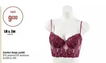 Géant Casino Soutien gorge paddé offre