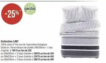 Géant Casino Collection liny offre