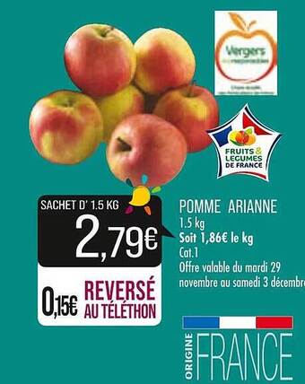 Match Pomme arianne offre