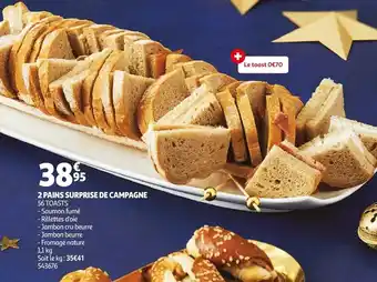 Auchan 2 pains surprise de campagne offre