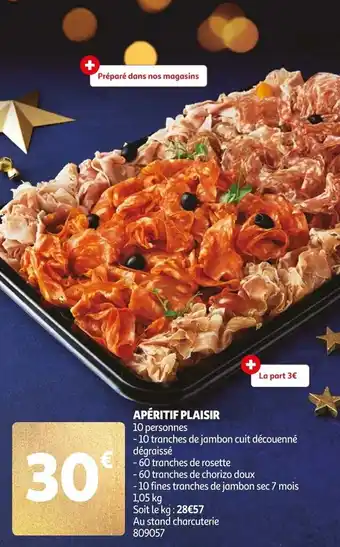 Auchan Apéritif plaisir offre