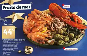 Auchan Plateau de fruits de mer "le homard" offre