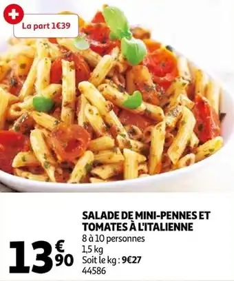 Auchan Salade de mini-pennes et tomates à l'italienne offre