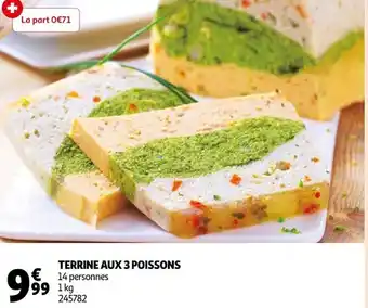 Auchan Terrine aux 3 poissons offre