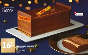 Bûche vanille CARAMBAR