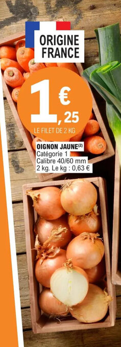 E.Leclerc Oignon jaune offre