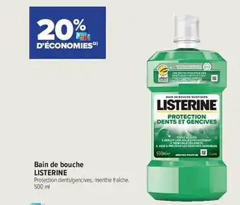 Carrefour City Bain de bouche listerine offre