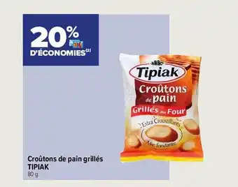 Croûtons de pain grillés tipiak