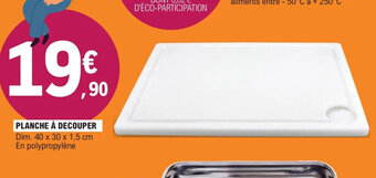 E.Leclerc Planche a Decouper offre