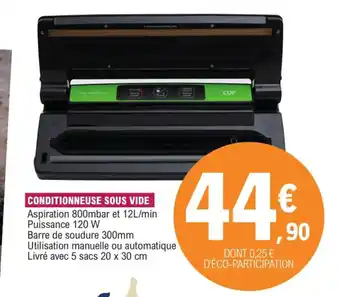 E.Leclerc Conditionneuse Sous Vide offre