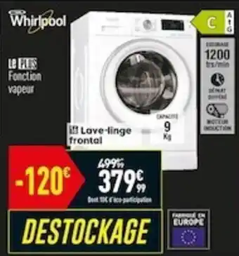 Conforama Labe-linge frontal offre
