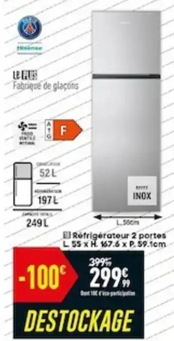 Conforama Réfrigérateur 2 portes offre