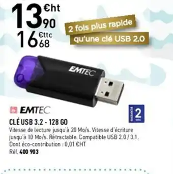 Cle Usb 3.2 128go