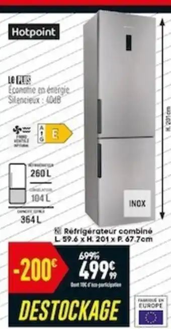 Conforama Réfrigérateur combiné offre