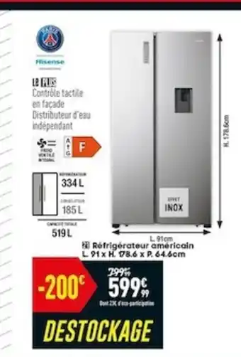Conforama Réfrigérateur americain offre
