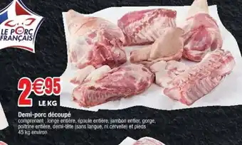 Cora x Carrefour Demi-Porc Decoupe offre