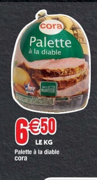 Cora x Carrefour Palette a La Diable offre