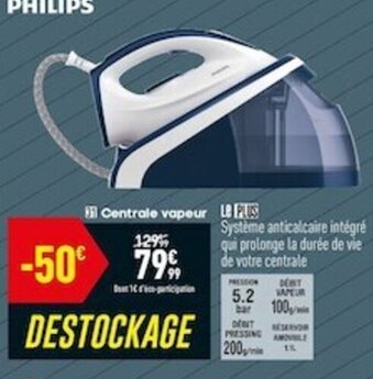 Conforama Centrale vapeur offre
