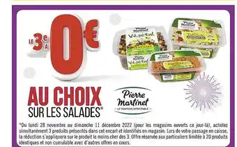 Salades pierre martinet