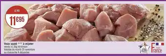 Casino Supermarchés Veau sauté *** à mijoter offre