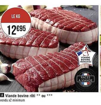 Casino Supermarchés Viande bovine rôti ** ou *** offre