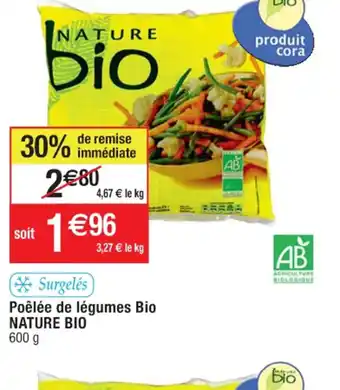 Poelee de legumes Bio Nature Bio