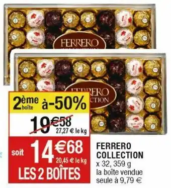 Cora x Carrefour Chocolats ferrero rocher offre