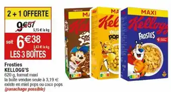 Cora x Carrefour Céréales kellogg's offre