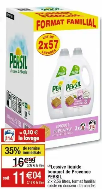 Cora x Carrefour Lessive liquide persil offre