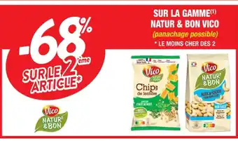 Cora x Carrefour Sur La Gamme Natur & Bon Vico offre