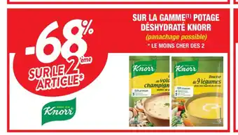 Cora x Carrefour Sur La Gamme Potage Deshydrate Knorr offre