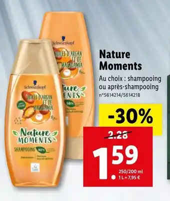 Lidl Nature moments offre