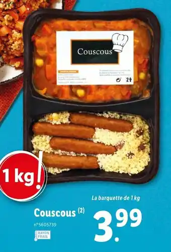 Lidl Couscous offre